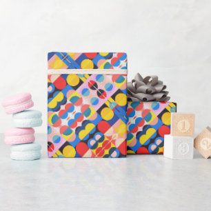 Abstraktes Bauhaus-Musterkunstpapier Geschenkpapier