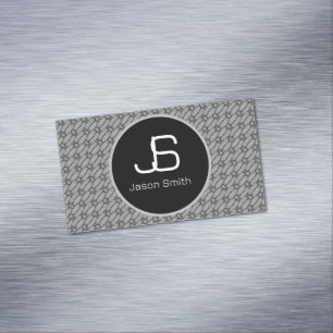 Abstraktes Betonmuster Magnetische Visitenkarte