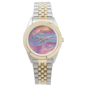Abstraktes Bild Armbanduhr