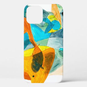  abstraktes Bild auf Papier mit lebhaften Farben,  Case-Mate iPhone Hülle