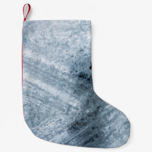 Abstraktes Bild braun und schwarz Kleiner Weihnachtsstrumpf
