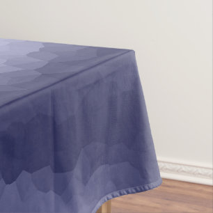 Abstraktes, blauer violettes Veilchenschiff Modern Tischdecke