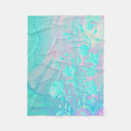 Abstraktes blaues Fleece-Decke Fleecedecke