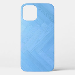Abstraktes blaues Holzfußboden | Case-Mate iPhone Hülle