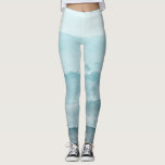 Abstraktes blaues Meer Leggings<br><div class="desc">Eine wunderschöne abstrakte Meereslandschaft. Eine blaue Palette,  die an den Strand und den Ozean erinnert.</div>