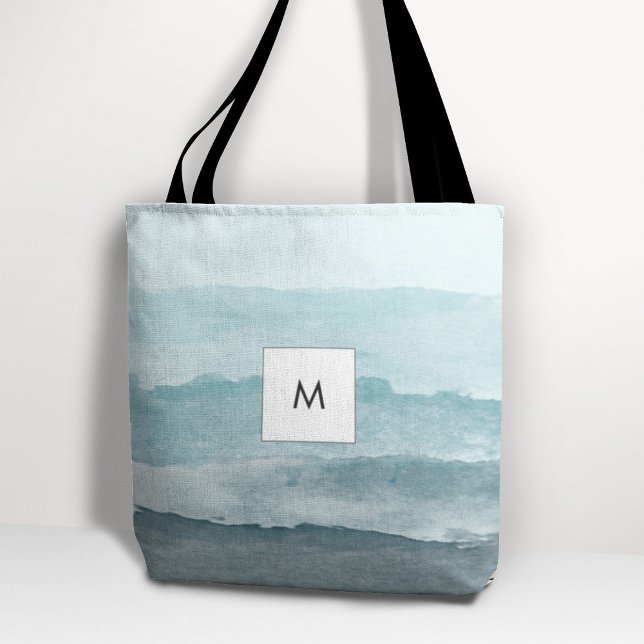 Abstraktes blaues Meer Tasche (Von Creator hochgeladen)