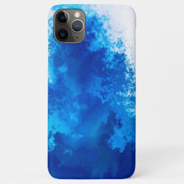 Abstraktes blaues Vollfarbendesign Case-Mate iPhone Hülle
