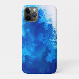 Abstraktes blaues Vollfarbendesign Case-Mate iPhone Hülle