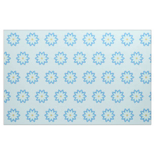 Abstraktes Blue Lotus Blume Malen von benutzerdefi Stoff