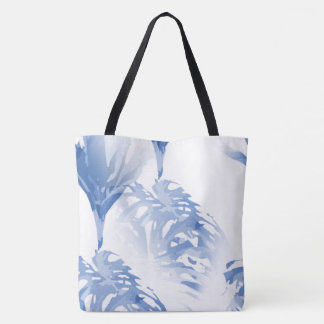 Abstraktes Blumengeschäft Einkaufsstrasse Tasche
