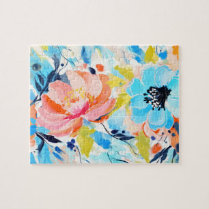 Abstraktes Blumenmuster