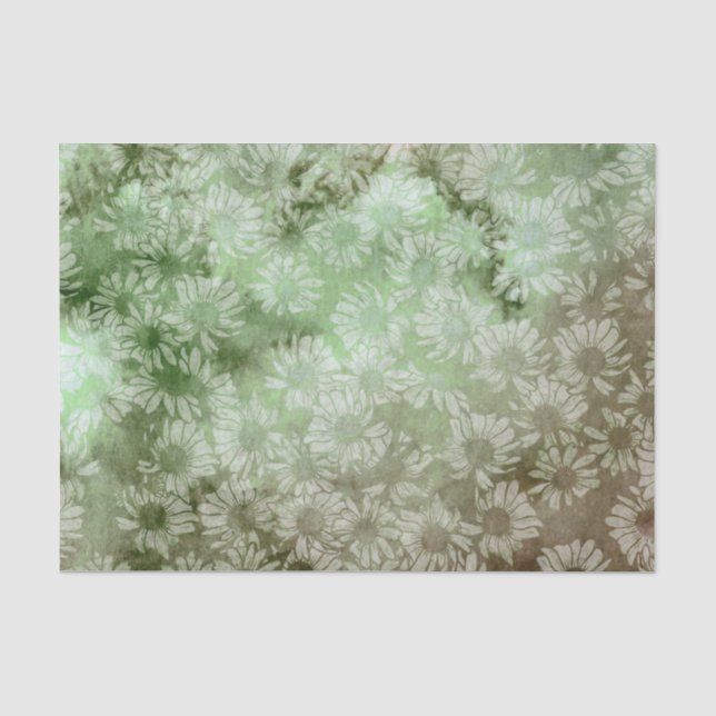 Abstraktes Blumenmuster Blume Gärtnerei Blume Seidenpapier (Vorderseite)