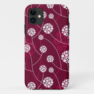 Abstraktes Blumenmuster Case-Mate iPhone Hülle