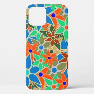 Abstraktes Blumenmuster Case-Mate iPhone Hülle