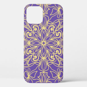 Abstraktes Blumenmuster. Geometrie, Mandala-Design Case-Mate iPhone Hülle