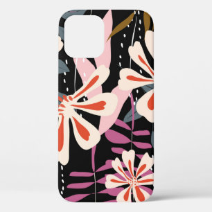 Abstraktes Blumenmuster nahtlos im Hintergrund Case-Mate iPhone Hülle