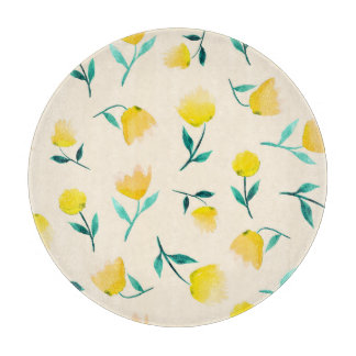 Abstraktes Blumenmuster Schneidebrett