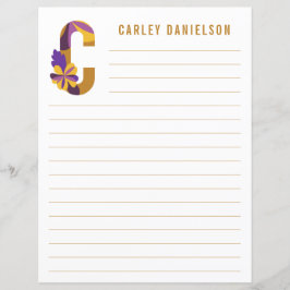 Abstraktes Blumenpapier