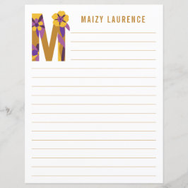 Abstraktes Blumenpapier