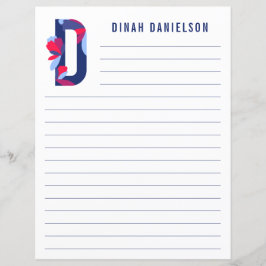 Abstraktes Blumenpapier