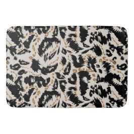 Abstraktes Bohemian-Afrika-Leopardenmuster  Badematte