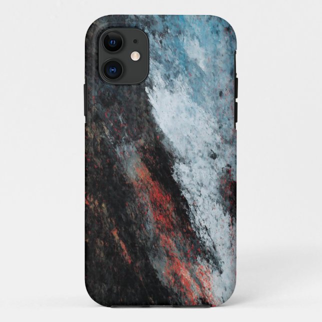 Abstraktes Branding & Ice Mobile Case (Rückseite)