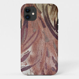 Abstraktes braunes Blumendesign 2 Case-Mate iPhone Hülle