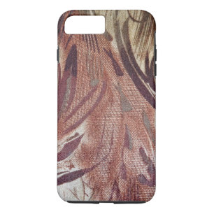 Abstraktes braunes Blumendesign 2 Case-Mate iPhone Hülle