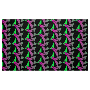 Abstraktes buntes Stoffmuster Pink Grün Neon schwa Stoff