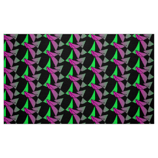 Abstraktes buntes Stoffmuster Pink Grün Neon schwa Stoff