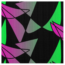 Abstraktes buntes Stoffmuster Pink Grün Neon schwa Stoff