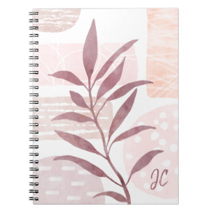 Abstraktes Calming-Watercolor-Foto-Notebook Notizblock