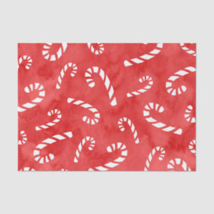 Abstraktes Candy Cane Muster Seidenpapier