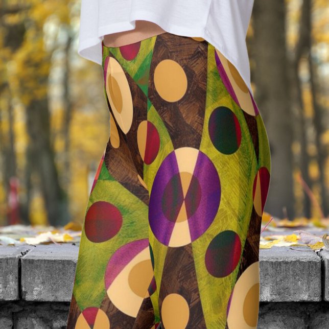 Abstraktes Chaos Leggings (Colorful Chaos Abstract)