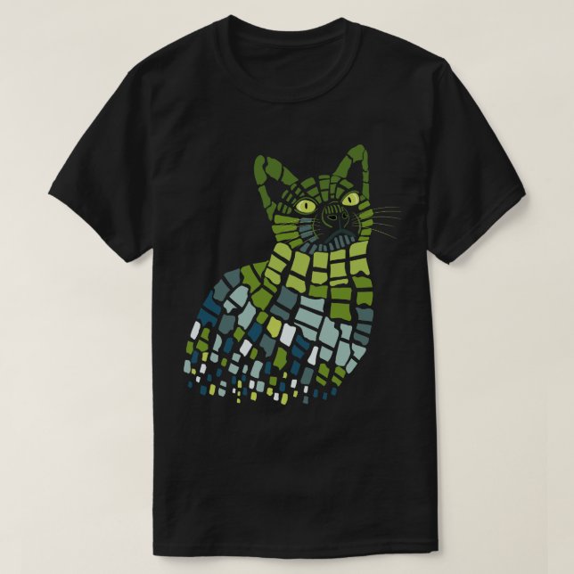 Abstraktes Chat-Design T-Shirt (Design vorne)