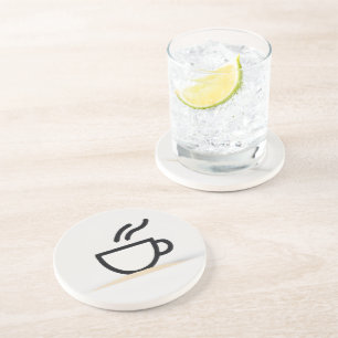 Abstraktes Coffee-Cup-Design Getränkeuntersetzer