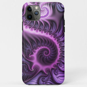 Abstraktes Cooles Rosa Lila Fraktal Case-Mate iPhone Hülle