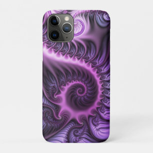 Abstraktes Cooles Rosa Lila Fraktal Case-Mate iPhone Hülle