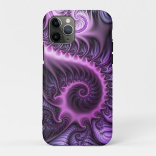 Abstraktes Cooles Rosa Lila Fraktal Case-Mate iPhone Hülle