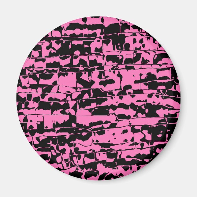 Abstraktes Crackle Magnet (Vorne)