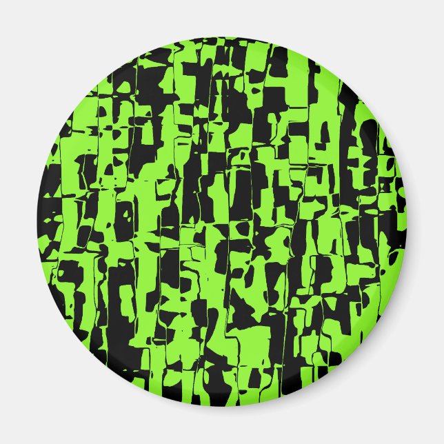 Abstraktes Crackle Magnet (Vorne)