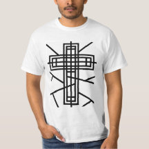 Abstraktes Cross Design