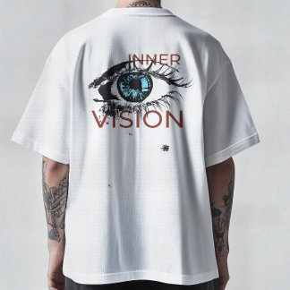 Abstraktes Cyber-Auge-Grafik - Innere Wahrheitsvis T-Shirt