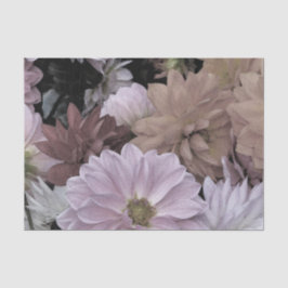 Abstraktes Dahlie-Garten-Blumen-mit Seidenpapier