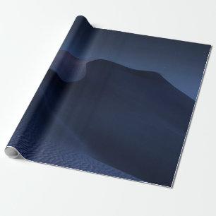ABSTRAKTES DESERT AM NACHT GESCHENKPAPIER