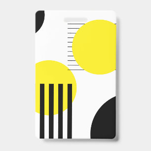 Abstraktes Design Ausweis