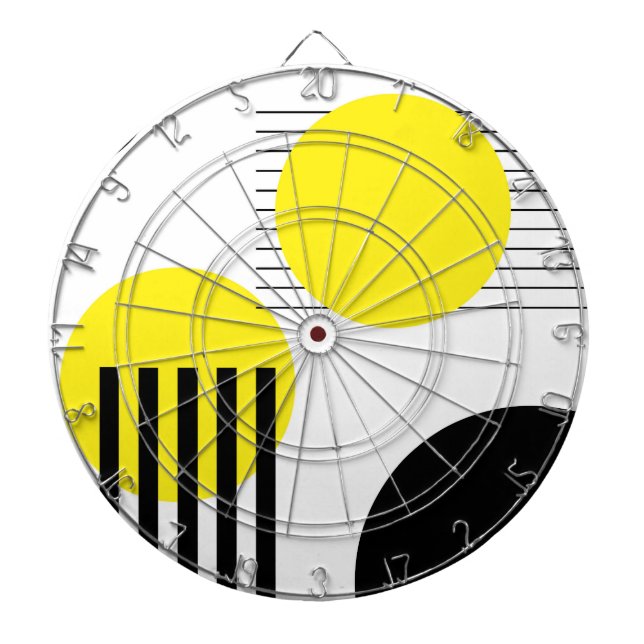 Abstraktes Design Dartscheibe (vorne)