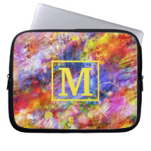 Abstraktes Design der Gold Monogram