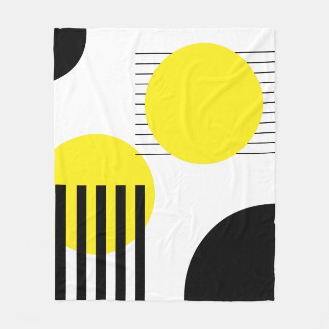Abstraktes Design Fleecedecke (Vorderseite)
