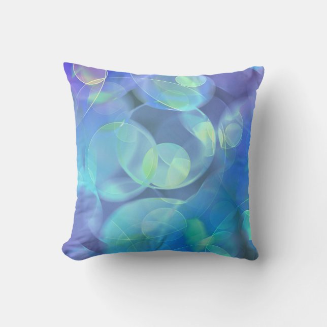 Abstraktes Design für surreales Fraktal Kissen (Vorderseite)